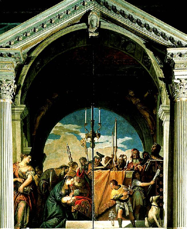 Paolo  Veronese presentation of christ oil painting image